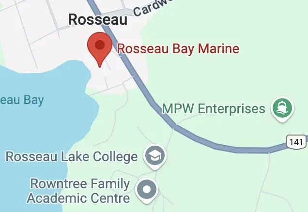 Map to Rosseau Bay Marine